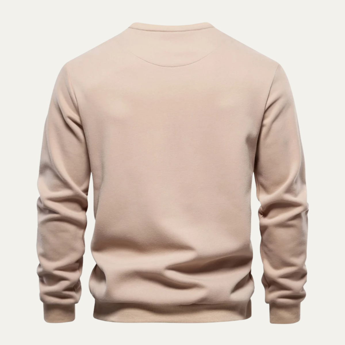 The Glasgow Men's Casual Crew Neck Jumper with Chest Pocket