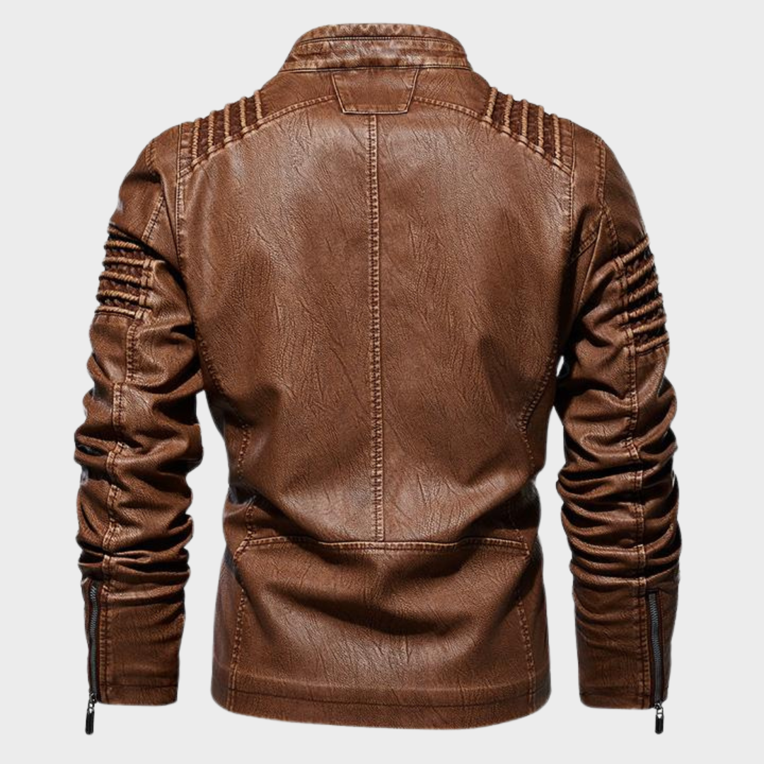 Tobino | Men's Stylish Motorcycle Jacket with Zipper and Multiple Pockets – Premium & Functional