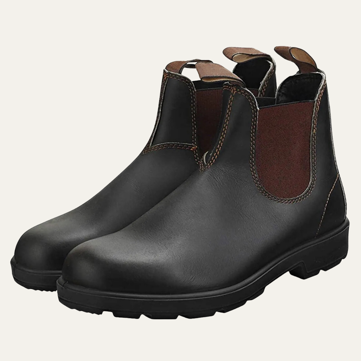 The Diamante Men’s Leather Chelsea Outdoor Ankle Boots