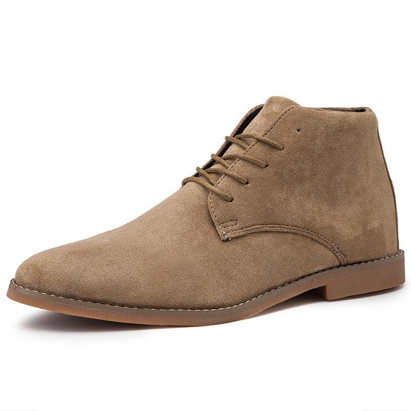 Carysso | Men's Lace-Up Suede Retro Ankle Boots | Stylish and Comfortable Everyday Footwear