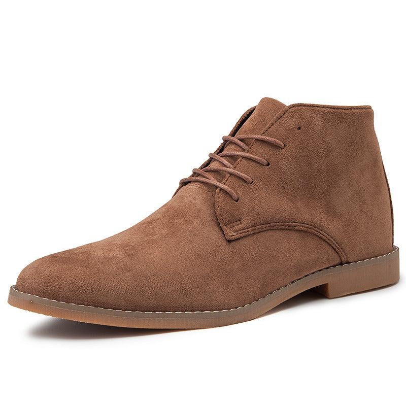 Carysso | Men's Lace-Up Suede Retro Ankle Boots | Stylish and Comfortable Everyday Footwear