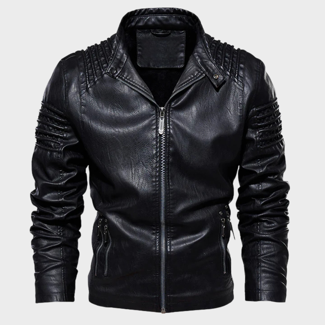 Tobino | Men's Stylish Motorcycle Jacket with Zipper and Multiple Pockets – Premium & Functional