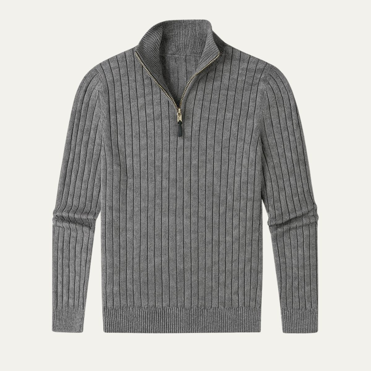 The Oslo Quarter Zip Jumper for Men - Old Money