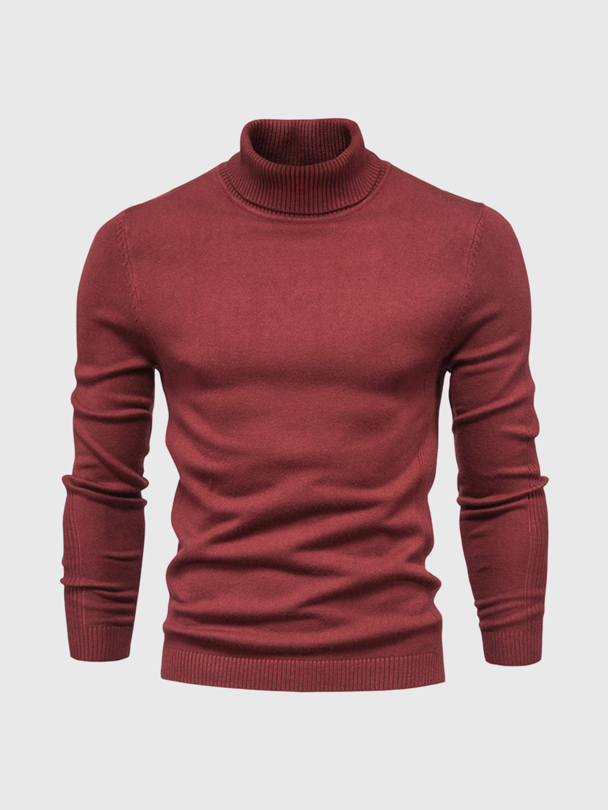 Raymond | Men’s Cotton Turtleneck Jumper – Elegant Solid Colour Sweater