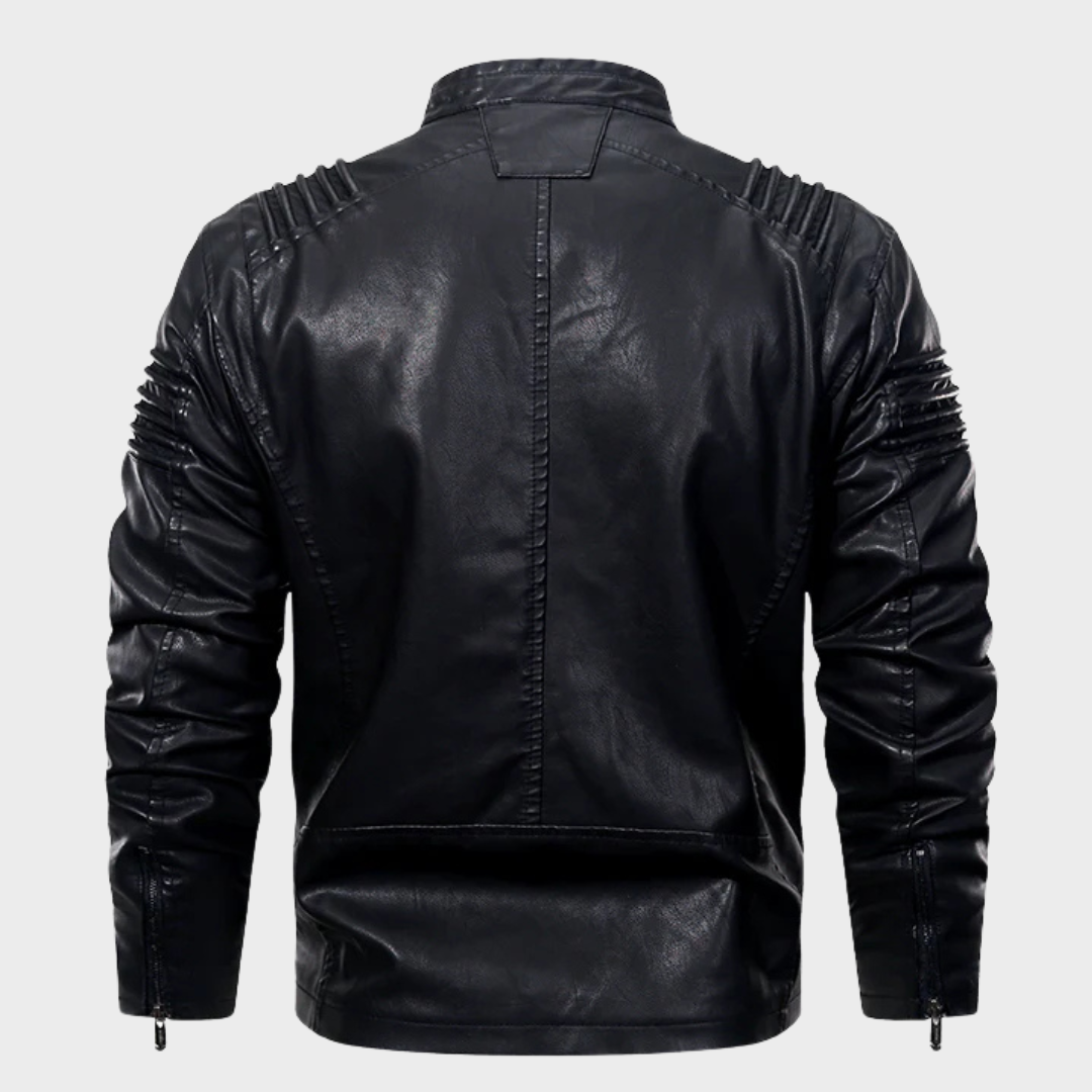 Tobino | Men's Stylish Motorcycle Jacket with Zipper and Multiple Pockets – Premium & Functional