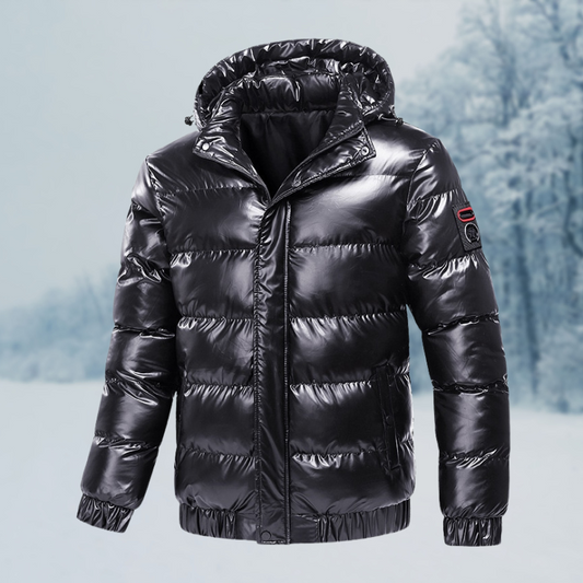 Jasper | Men’s Waterproof Padded Quilted Winter Jacket with Hood