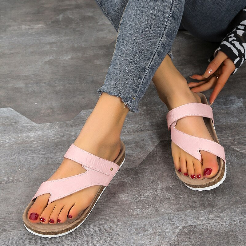 Eugenie | Women's Orthopedic Toe Ring Summer Slippers