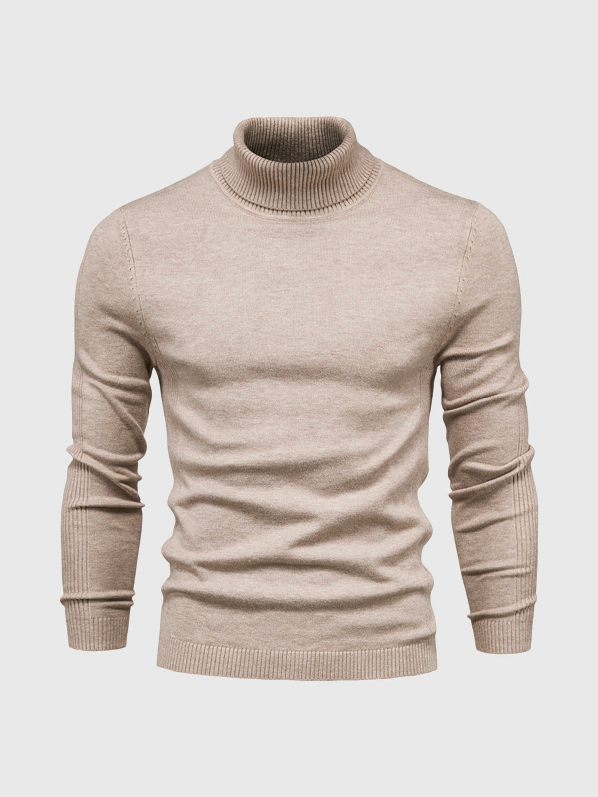 Raymond | Men’s Cotton Turtleneck Jumper – Elegant Solid Colour Sweater