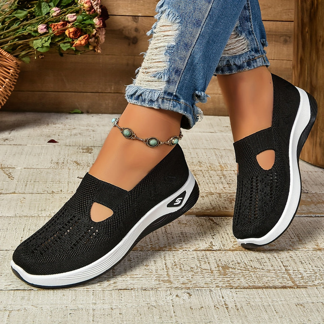 Hannah | Women's Breathable Stretchable Slip-On Sneakers – Comfortable & Stylish