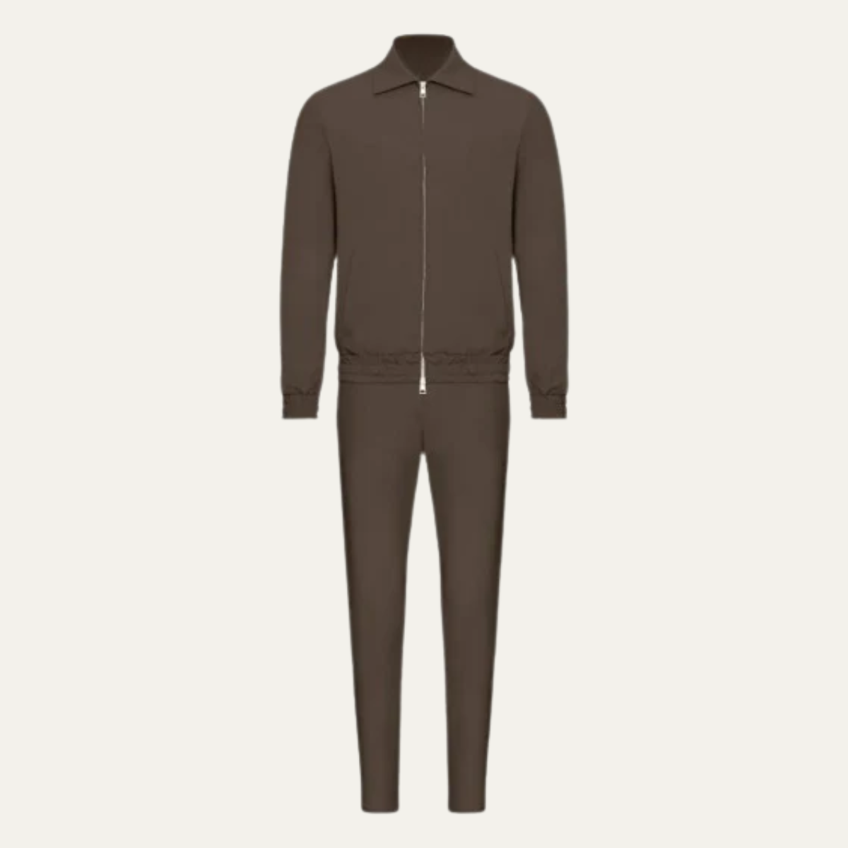 The Havana Brown Luxury Men’s Modern Co Ord Lounge Wear Set