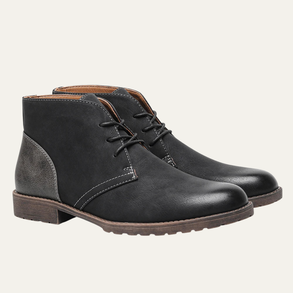 The Elderpine Men’s Elegant Vintage Smart Leather Boots