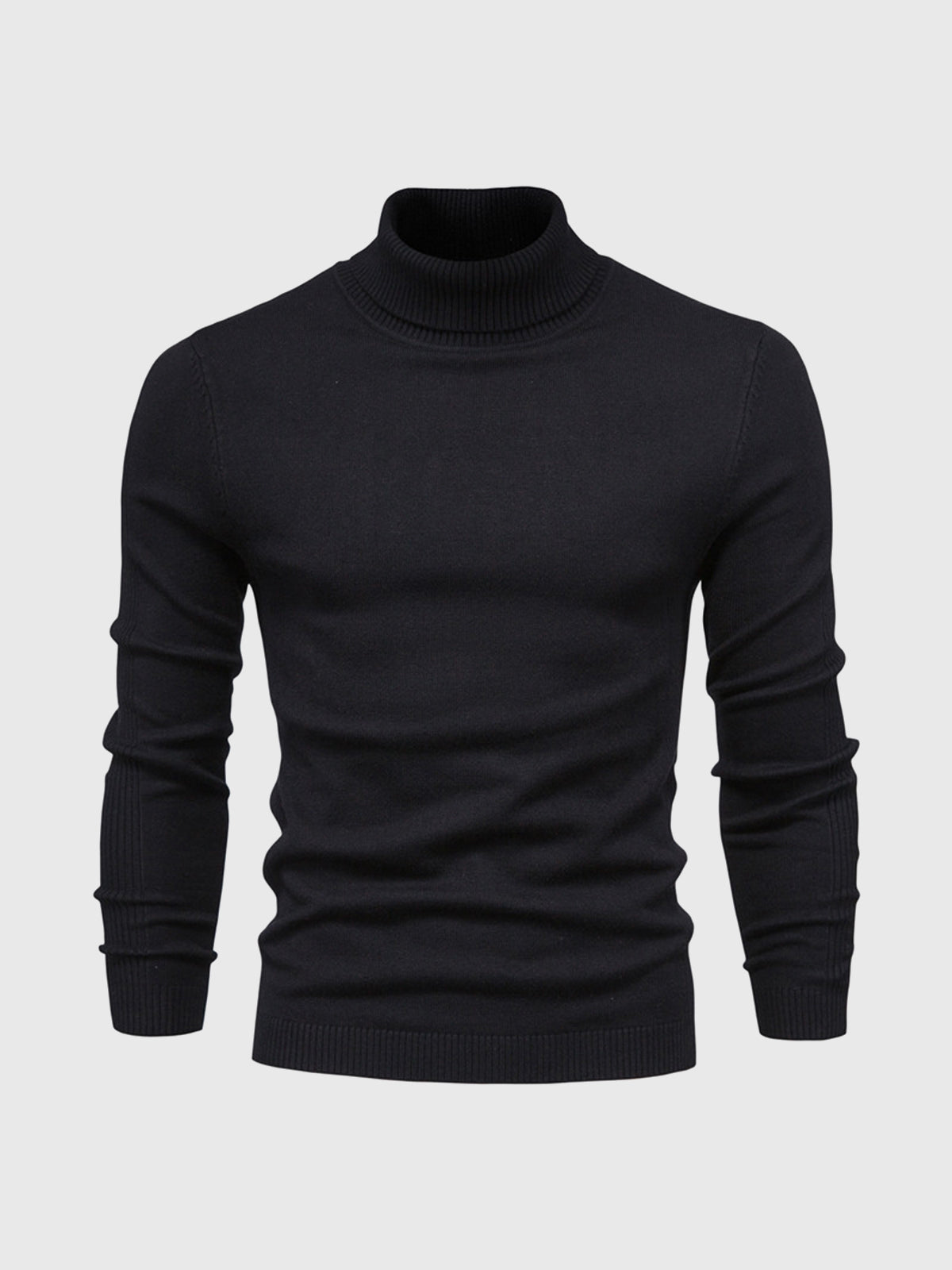 Raymond | Men’s Cotton Turtleneck Jumper – Elegant Solid Colour Sweater