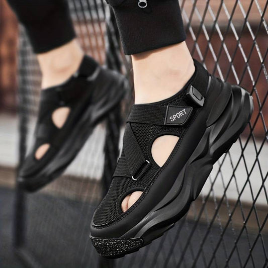 Hamish | Men's Closed-Toe Summer Sandals – Breathable, Adjustable & Comfortable