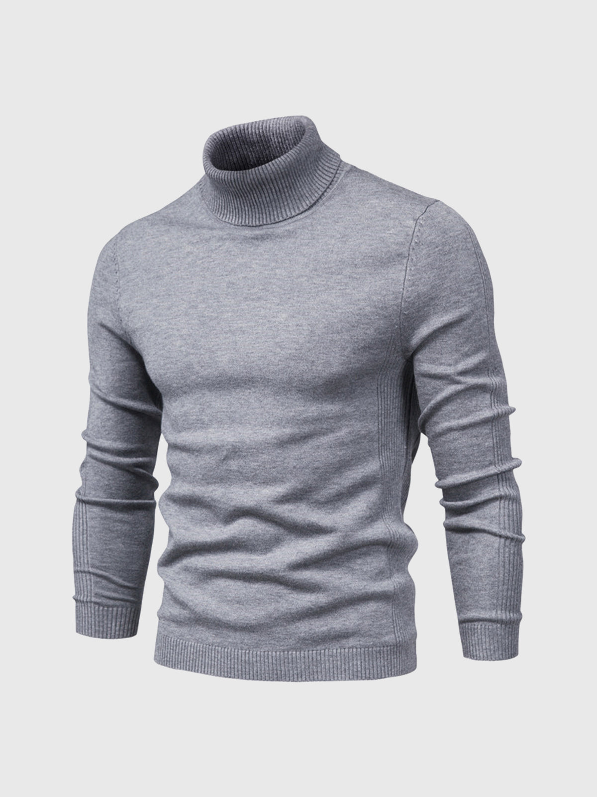 Raymond | Men’s Cotton Turtleneck Jumper – Elegant Solid Colour Sweater