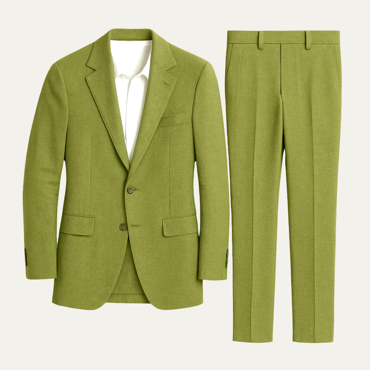 The Carroway Elegant Linen Suit