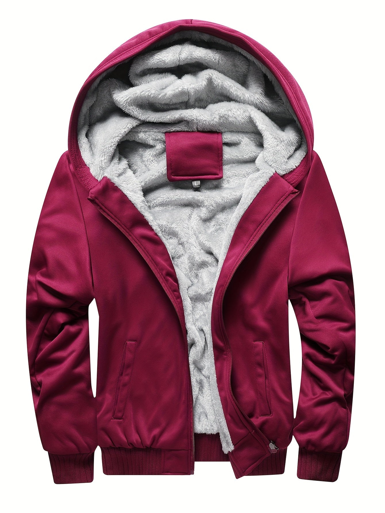 Bryce | Men’s Zip-Up Jacket with Hood and Fleece Lining