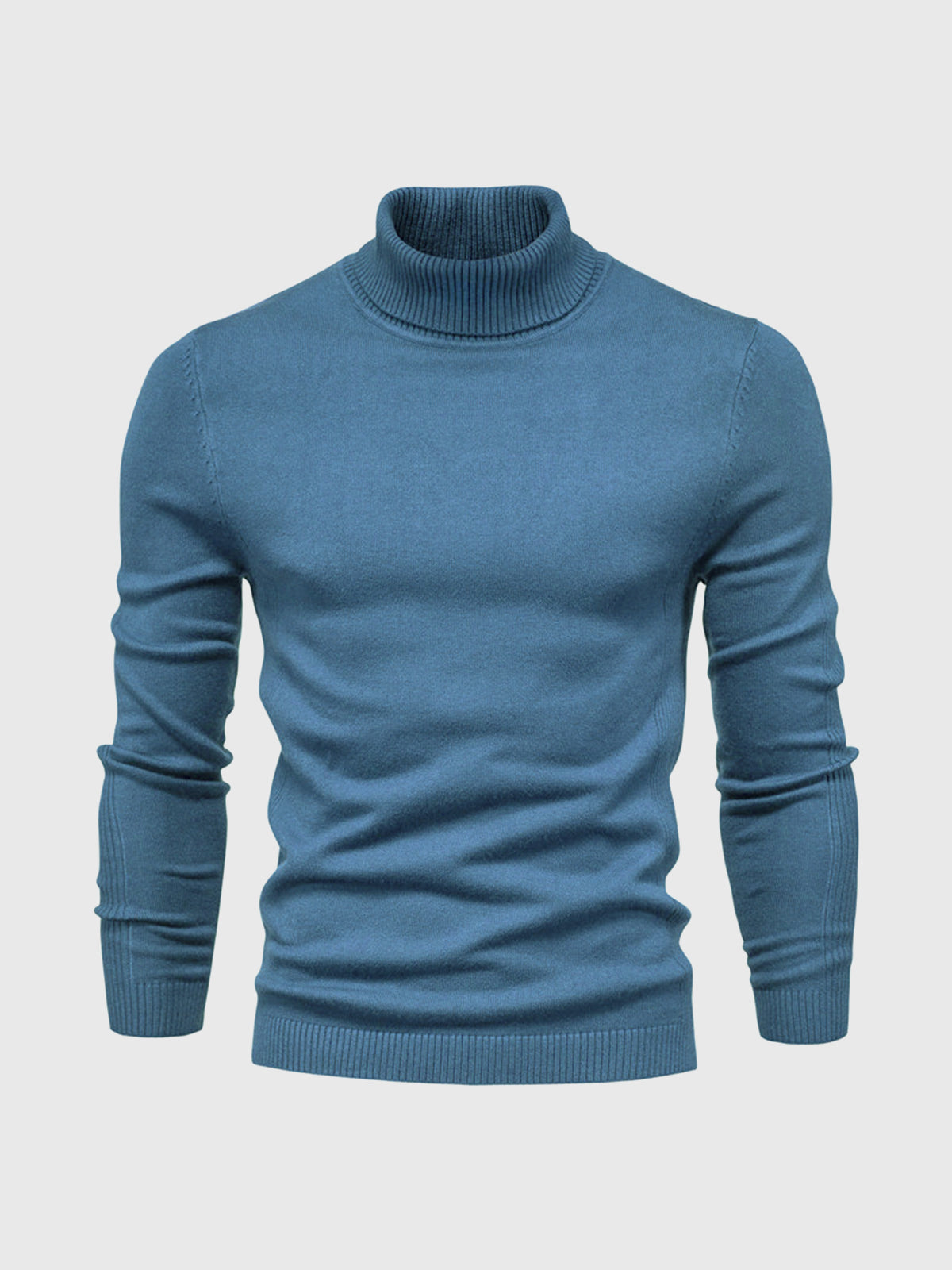 Raymond | Men’s Cotton Turtleneck Jumper – Elegant Solid Colour Sweater