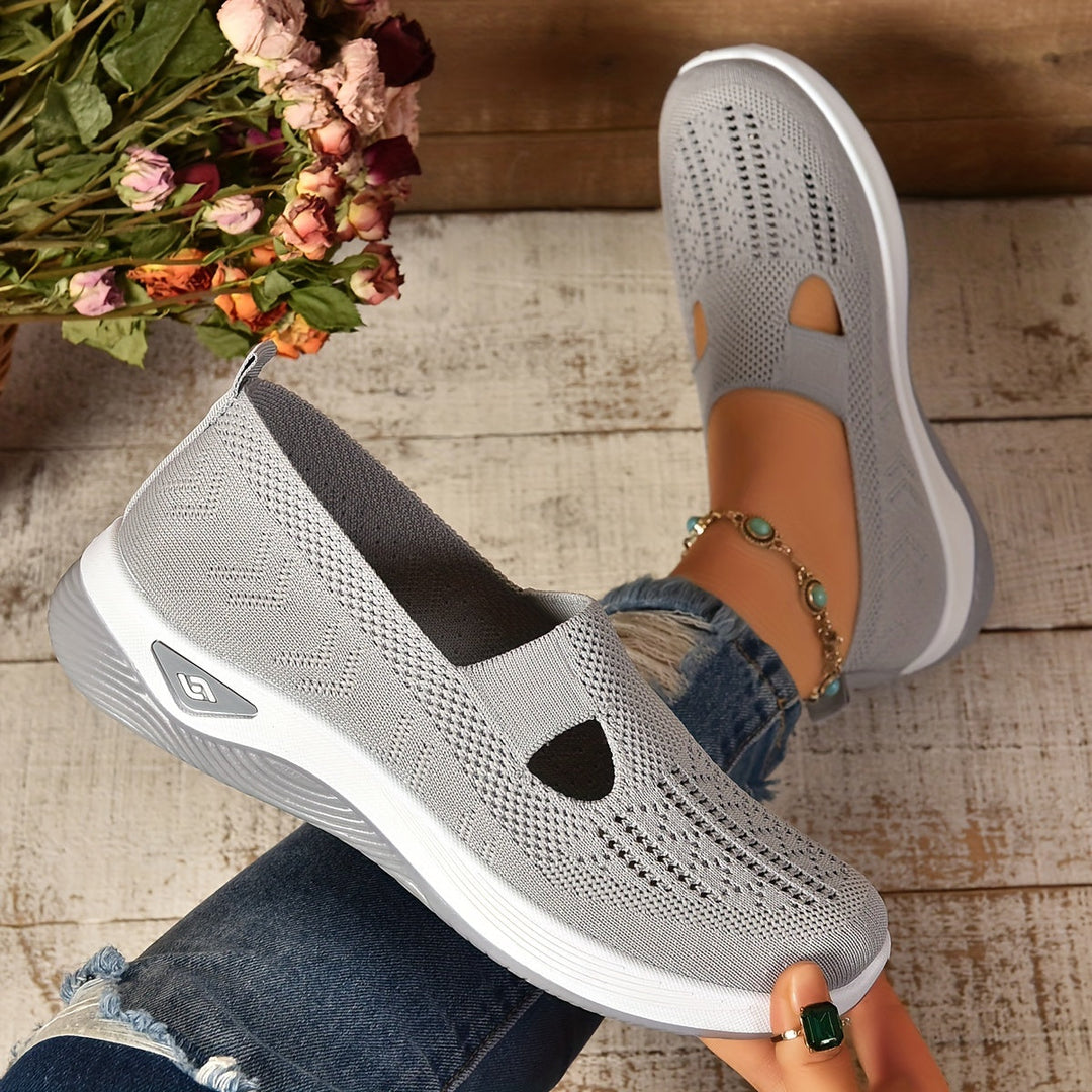 Hannah | Women's Breathable Stretchable Slip-On Sneakers – Comfortable & Stylish