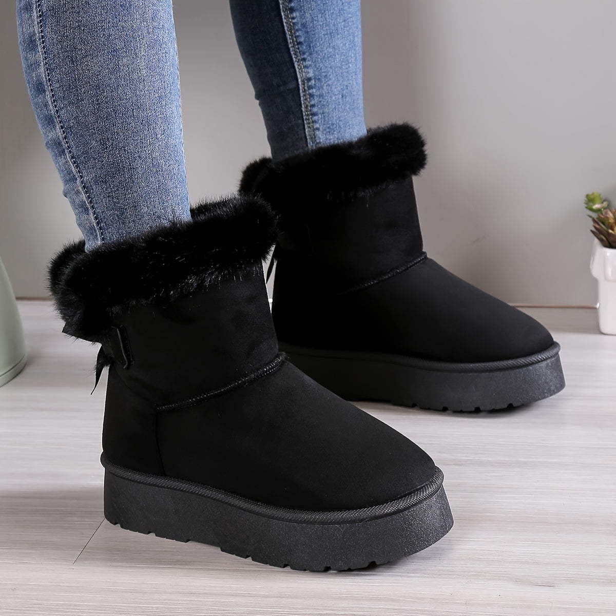 Maude | Women’s Winter Boots with Warm Thermal Lining & Non-Slip Platform Sole