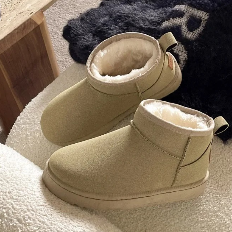 Verena | Women's Fleece-Lined Winter Ankle Boots with Anti-Slip Sole
