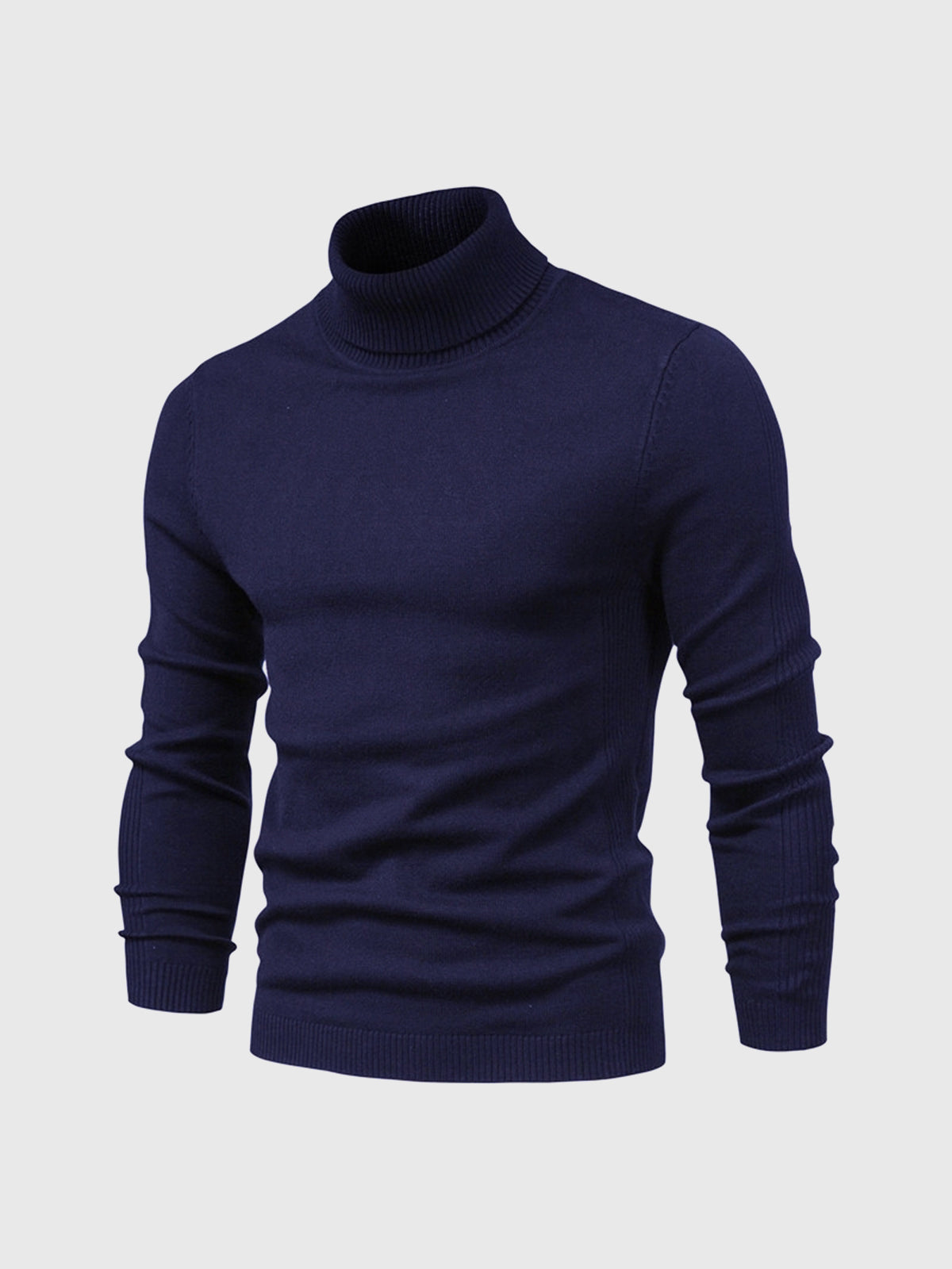 Raymond | Men’s Cotton Turtleneck Jumper – Elegant Solid Colour Sweater