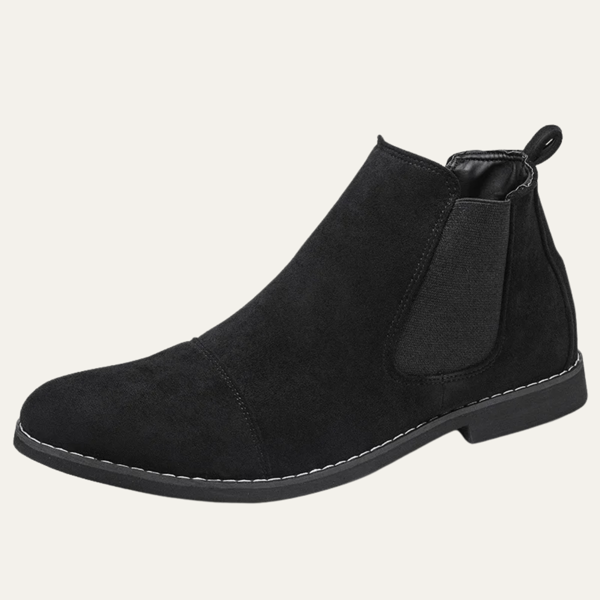 The Torcello Men’s Suede Chelsea Slip On Boots with Elastic Side Panels