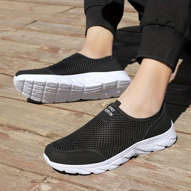 Colwyn | Men’s Lightweight Slip-On Breathable Mesh Sneakers – Soft & Flexible Comfort