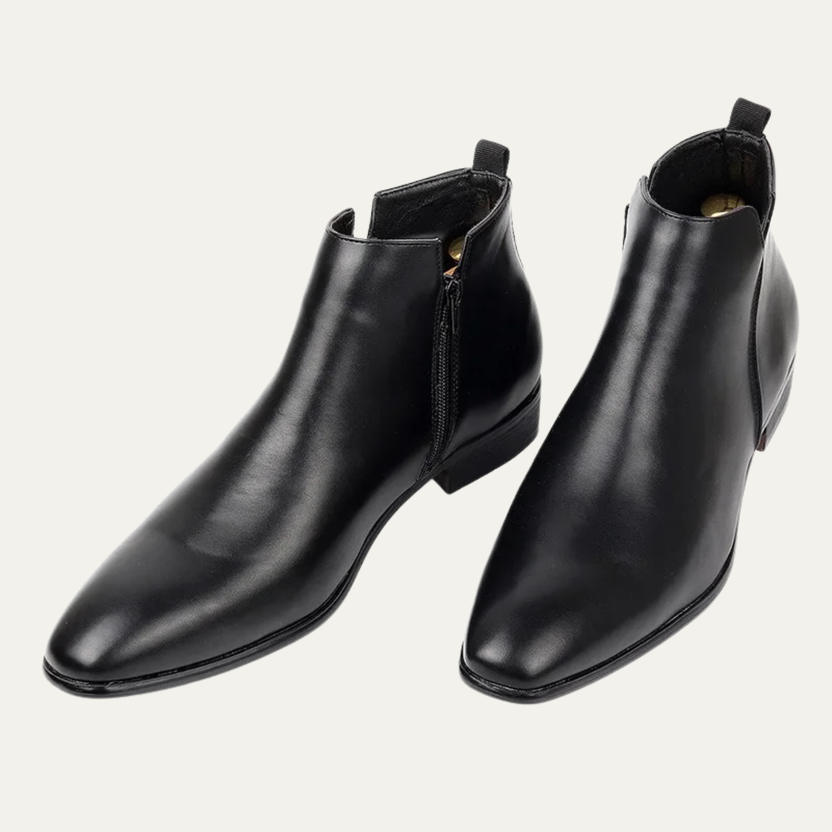 The Versailles Men’s Luxury Leather Slip On Business Dress Ankle Boots