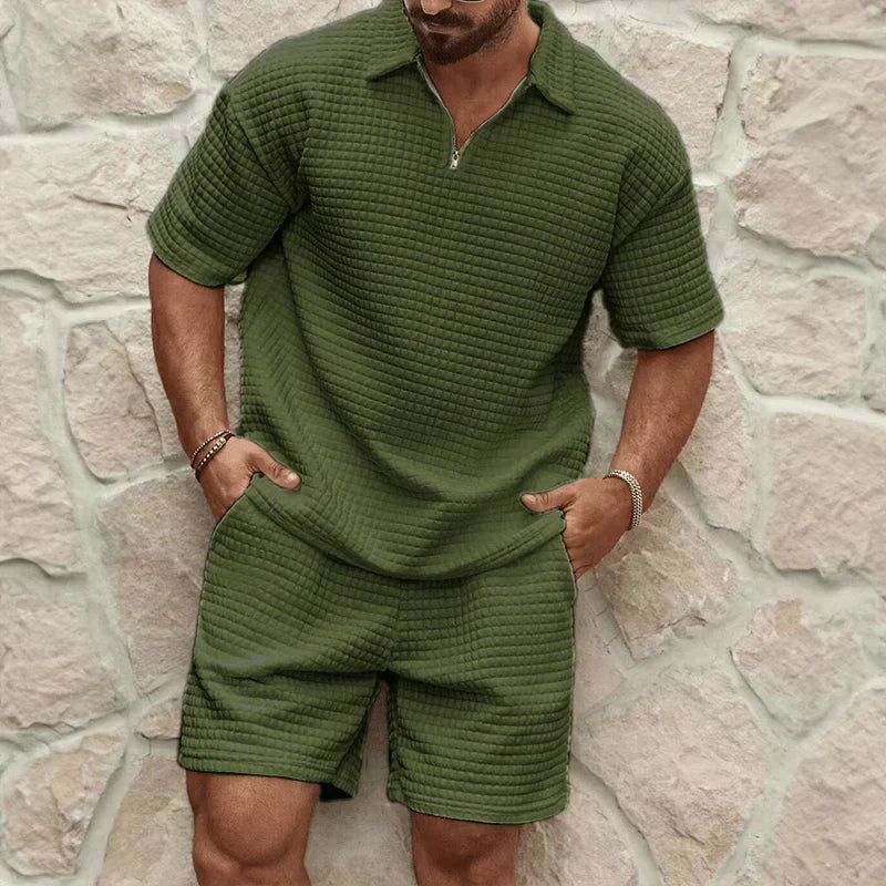 The Redford Co Ord Set - Polo & Shorts for Men