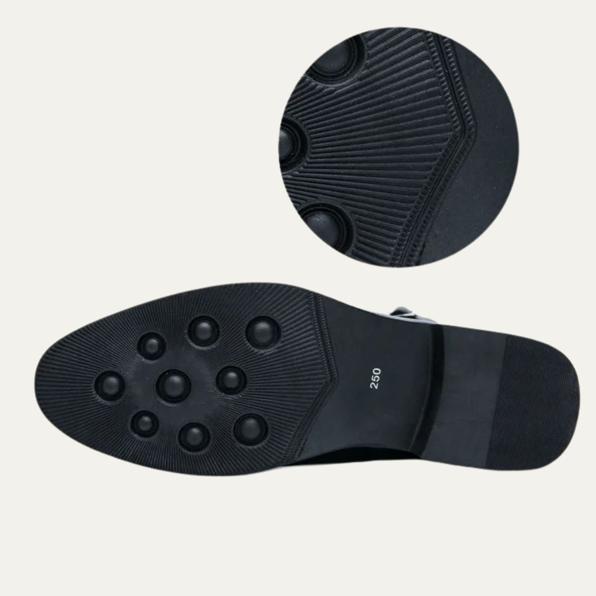 The Franciacorta Men’s Leather Ankle Boots with Side Zip & Non Slip Sole