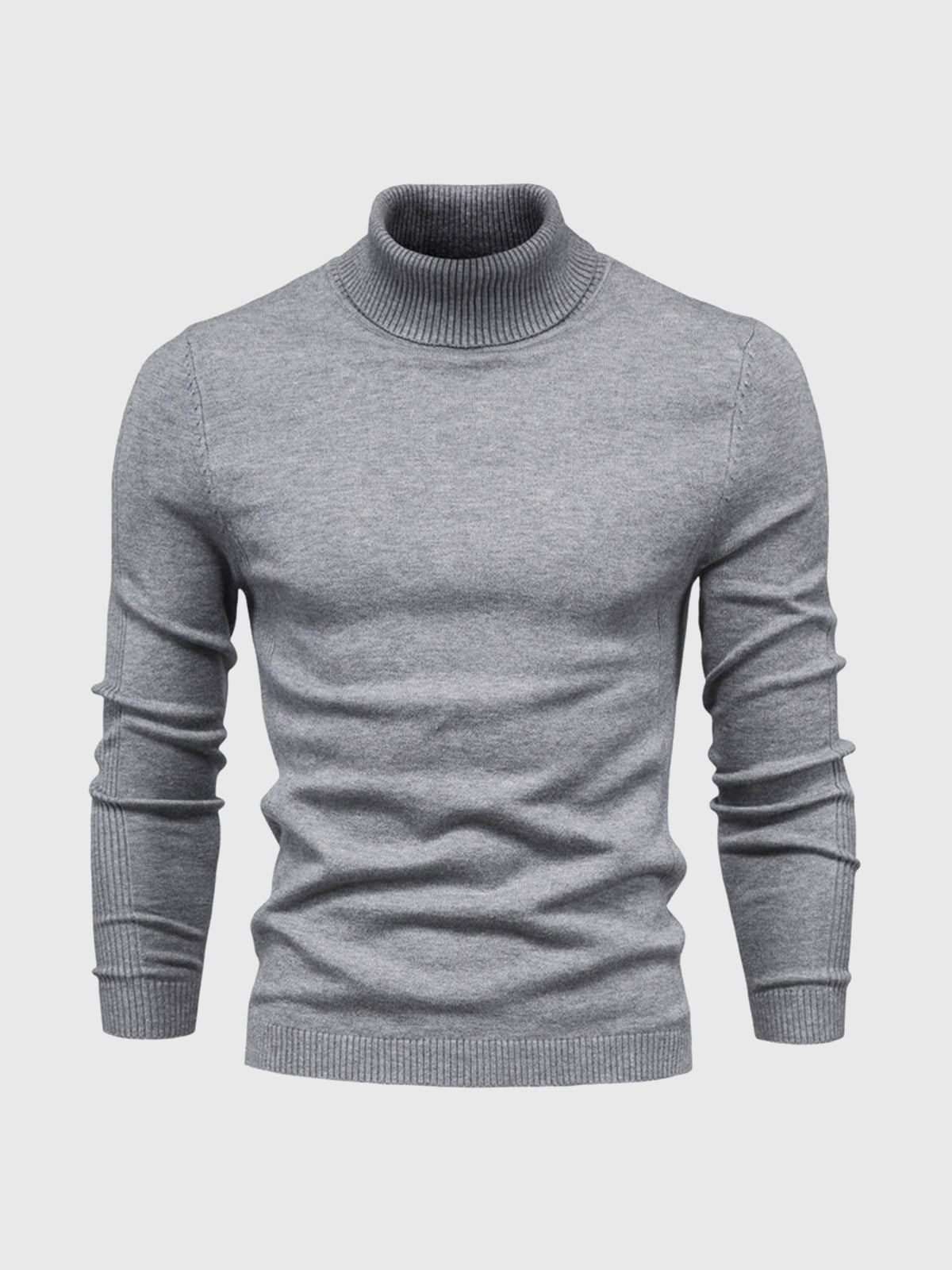 Raymond | Men’s Cotton Turtleneck Jumper – Elegant Solid Colour Sweater