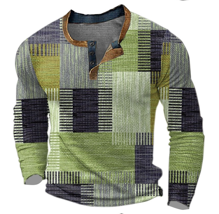 Matthis | Men's Multicolour Block Design Cashmere Jumper – Stylish & Warm