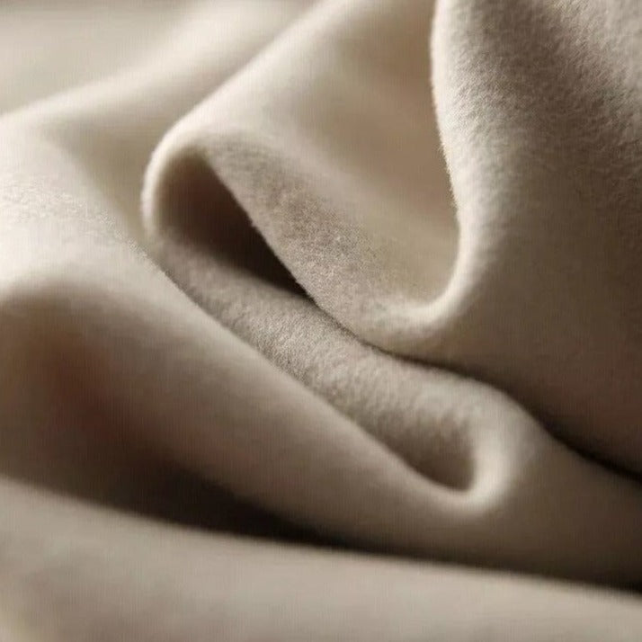 Melody | Women’s Cotton Jacket with Lapel Collar, Buttoned Loose Fit & Timeless Chic Style