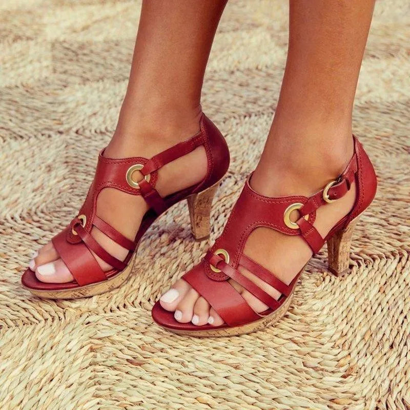 Cicely | Women's Gladiator High Heel Sandals – Elegant Strappy Heels for a Statement Look