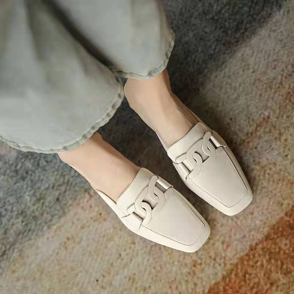 Jessamy | Elegant Block Heel Slip-On Loafers – Business Casual & Comfortable