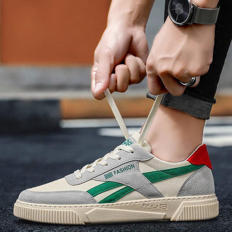 Flavio | Men’s Lace-Up Classic Sneakers | Sturdy Everyday Footwear