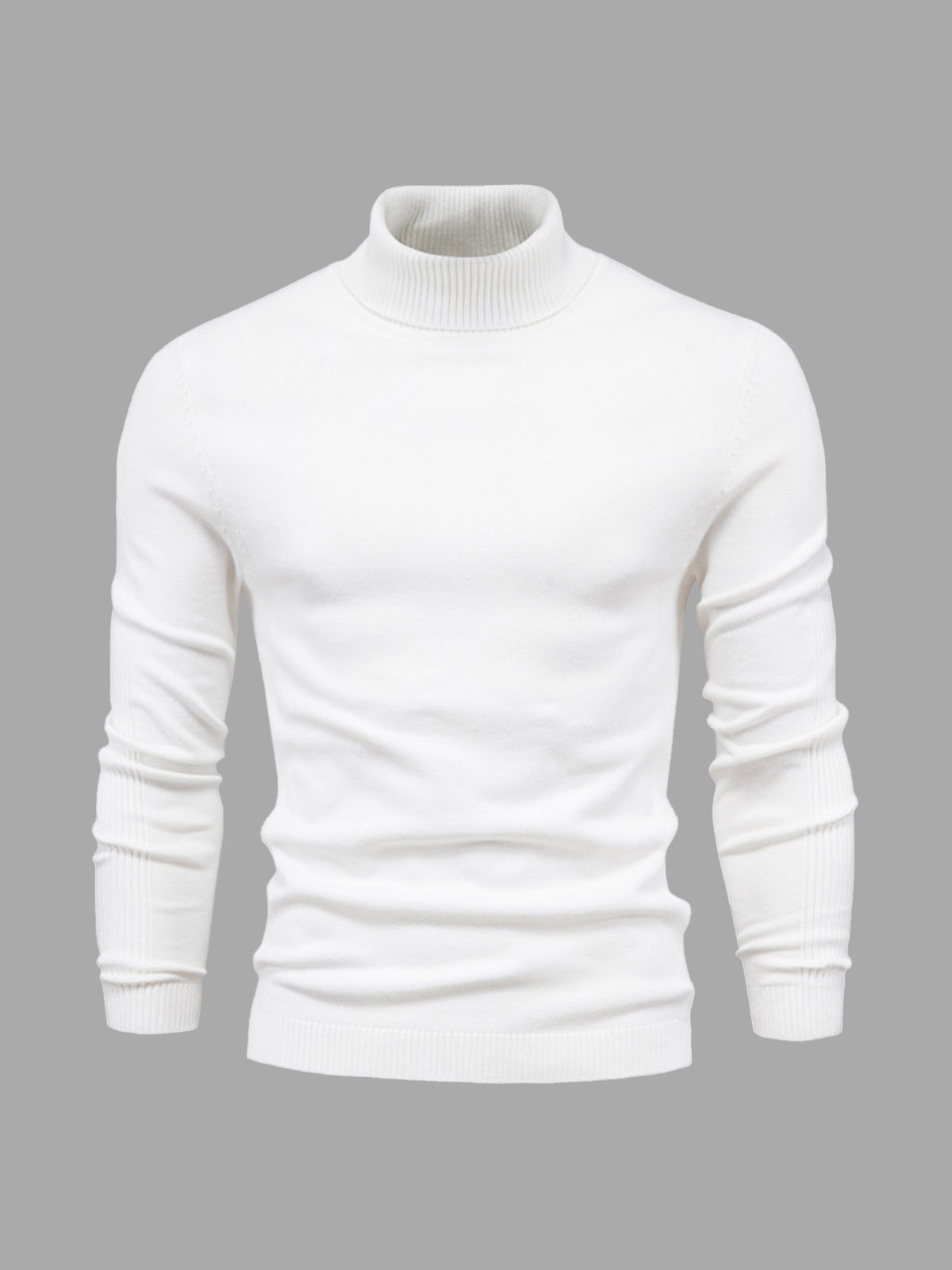 Raymond | Men’s Cotton Turtleneck Jumper – Elegant Solid Colour Sweater