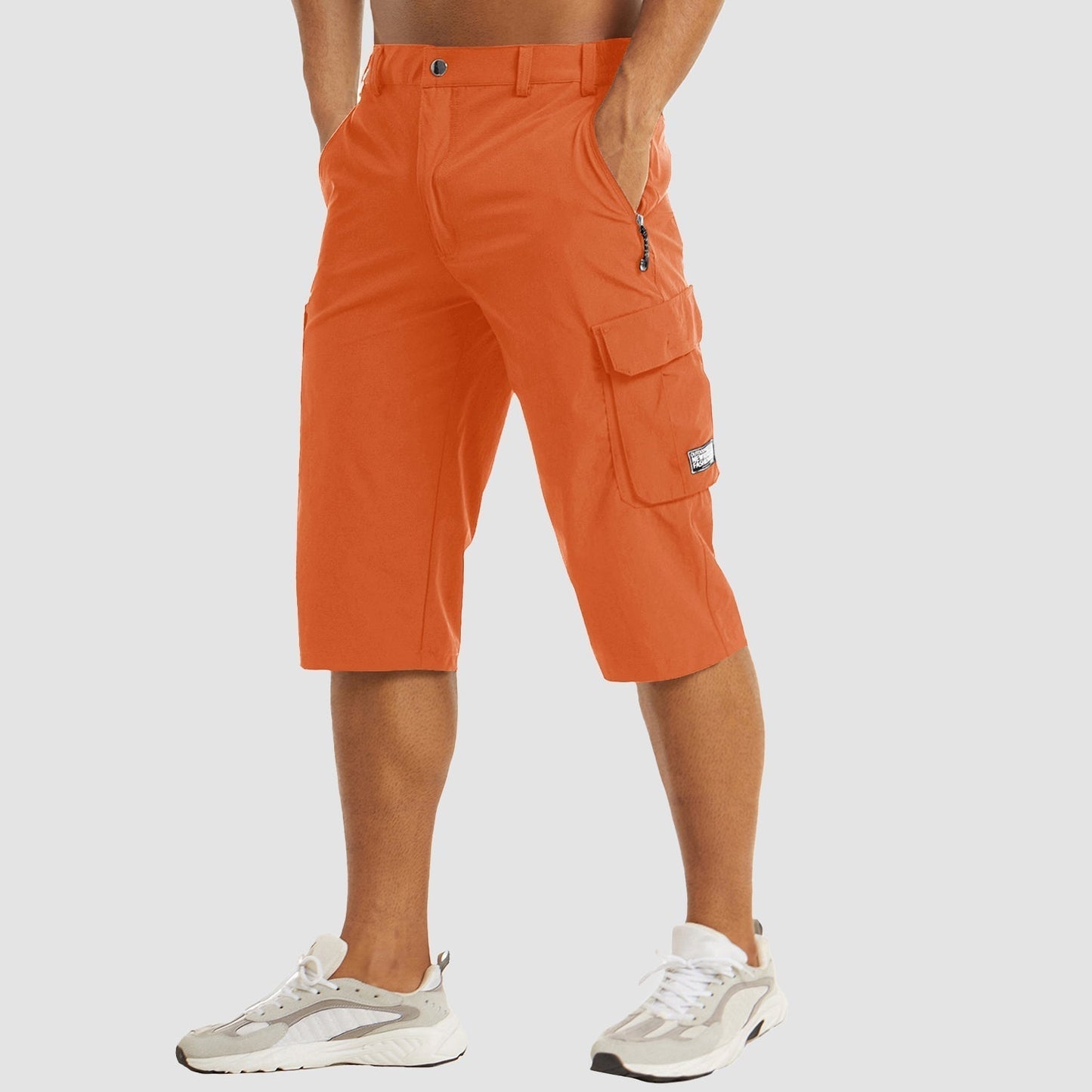 Quenivo | Men’s Quick-Dry Cargo Shorts – Modern Fit with Secure Side Flip Pockets