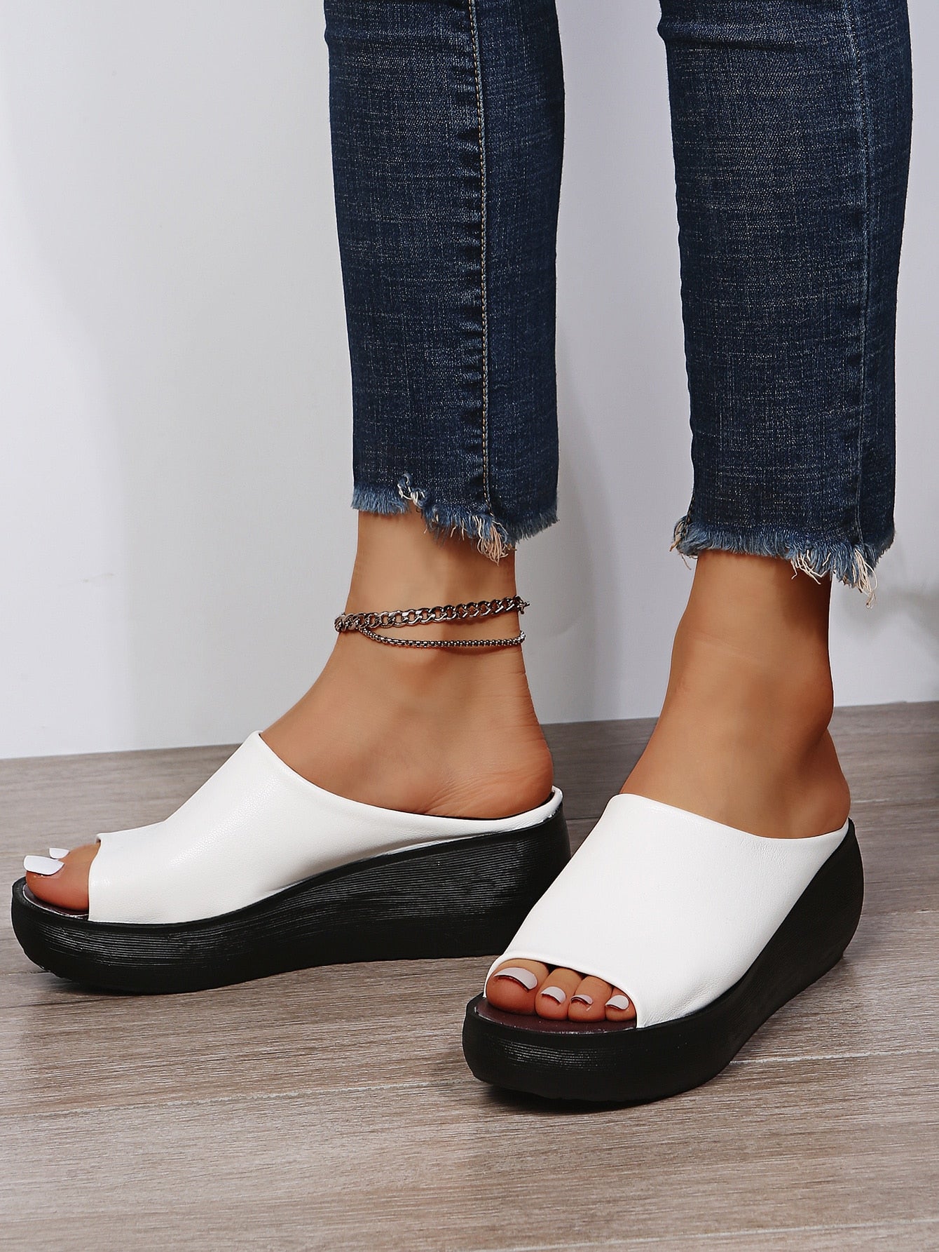 Elsinia | Women's Wedge Open-Toe Sandals – Soft, Breathable & Ultra Comfortable