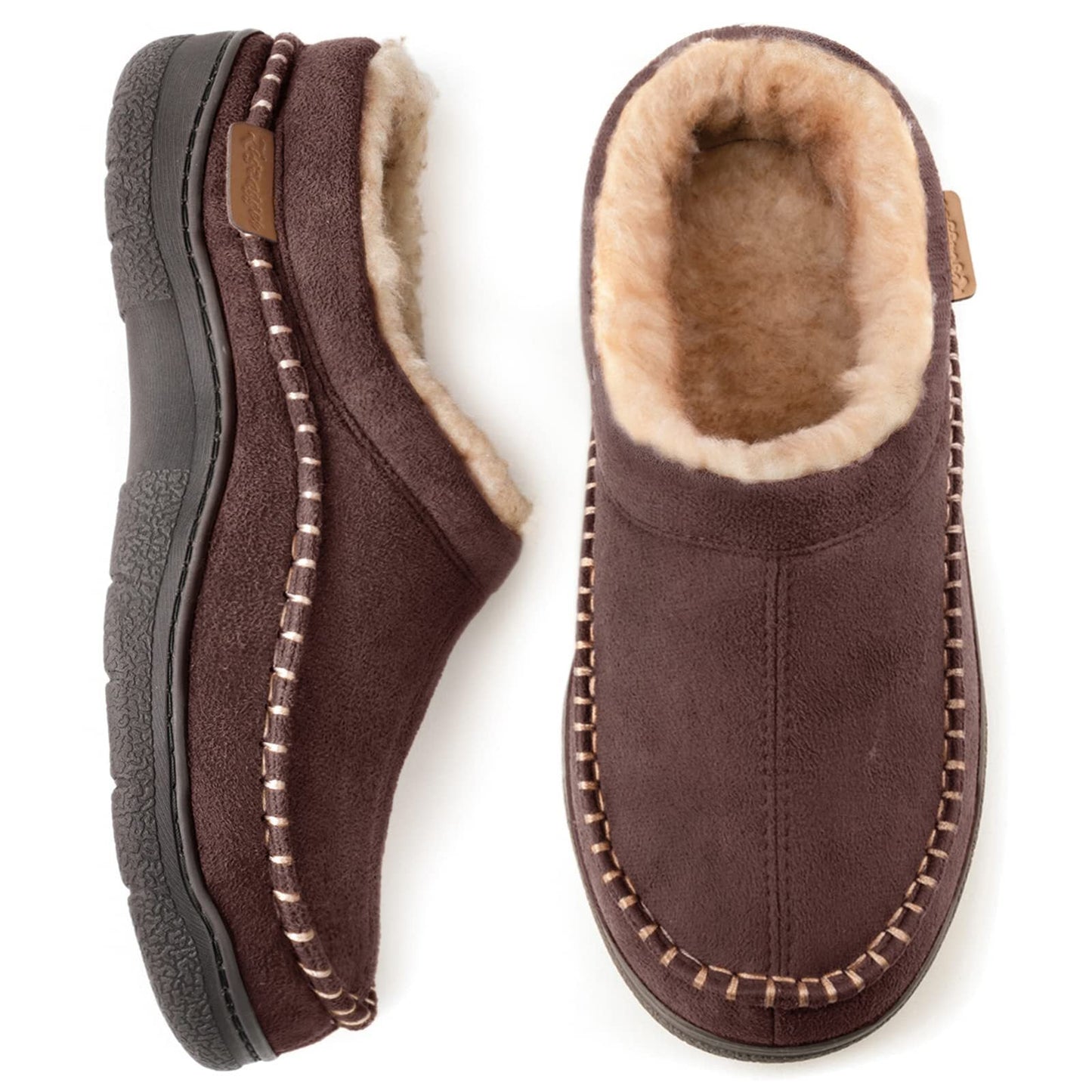 Giselher | Men’s Premium Plush-Lined Closed Toe Slippers – Ultimate Comfort & Durability