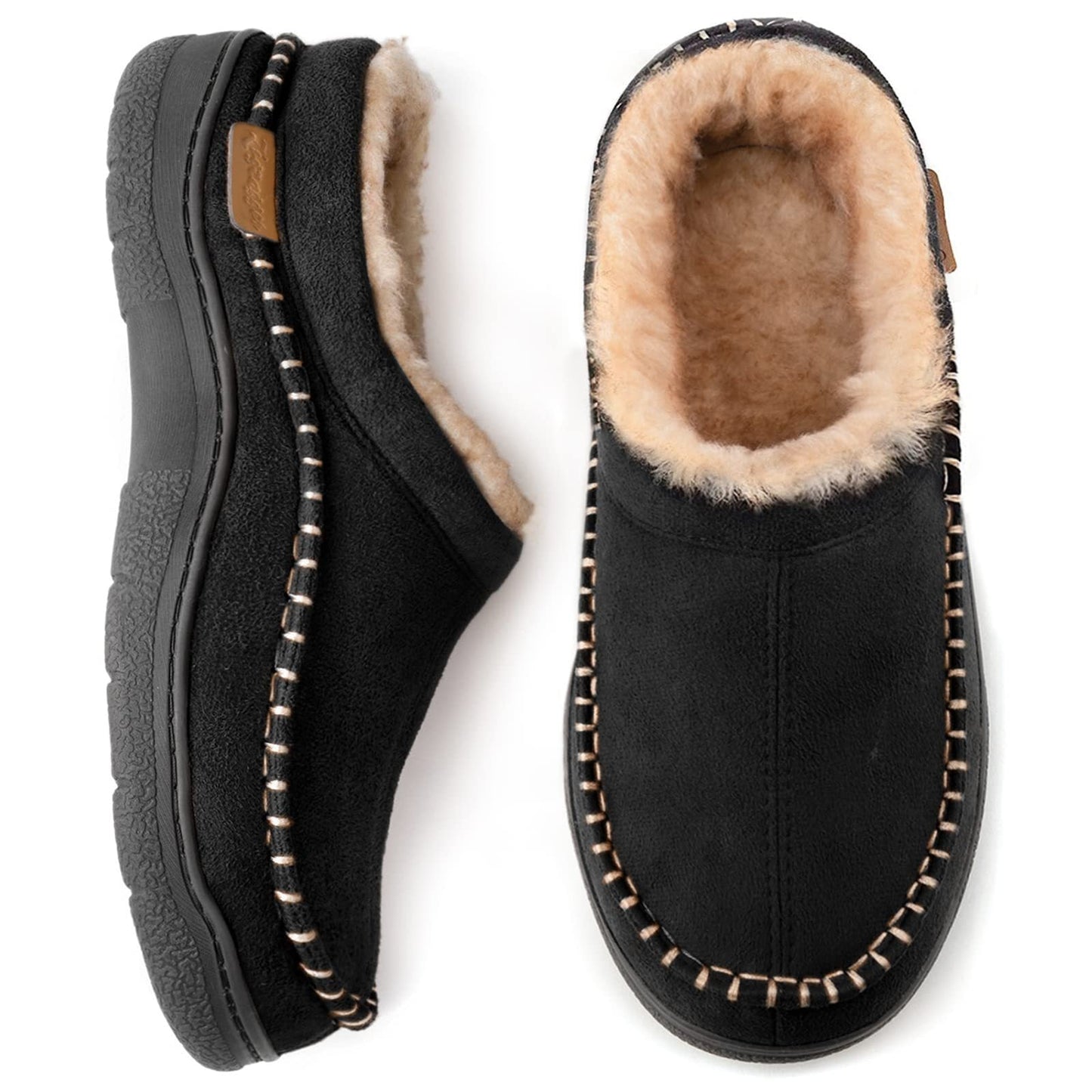 Giselher | Men’s Premium Plush-Lined Closed Toe Slippers – Ultimate Comfort & Durability