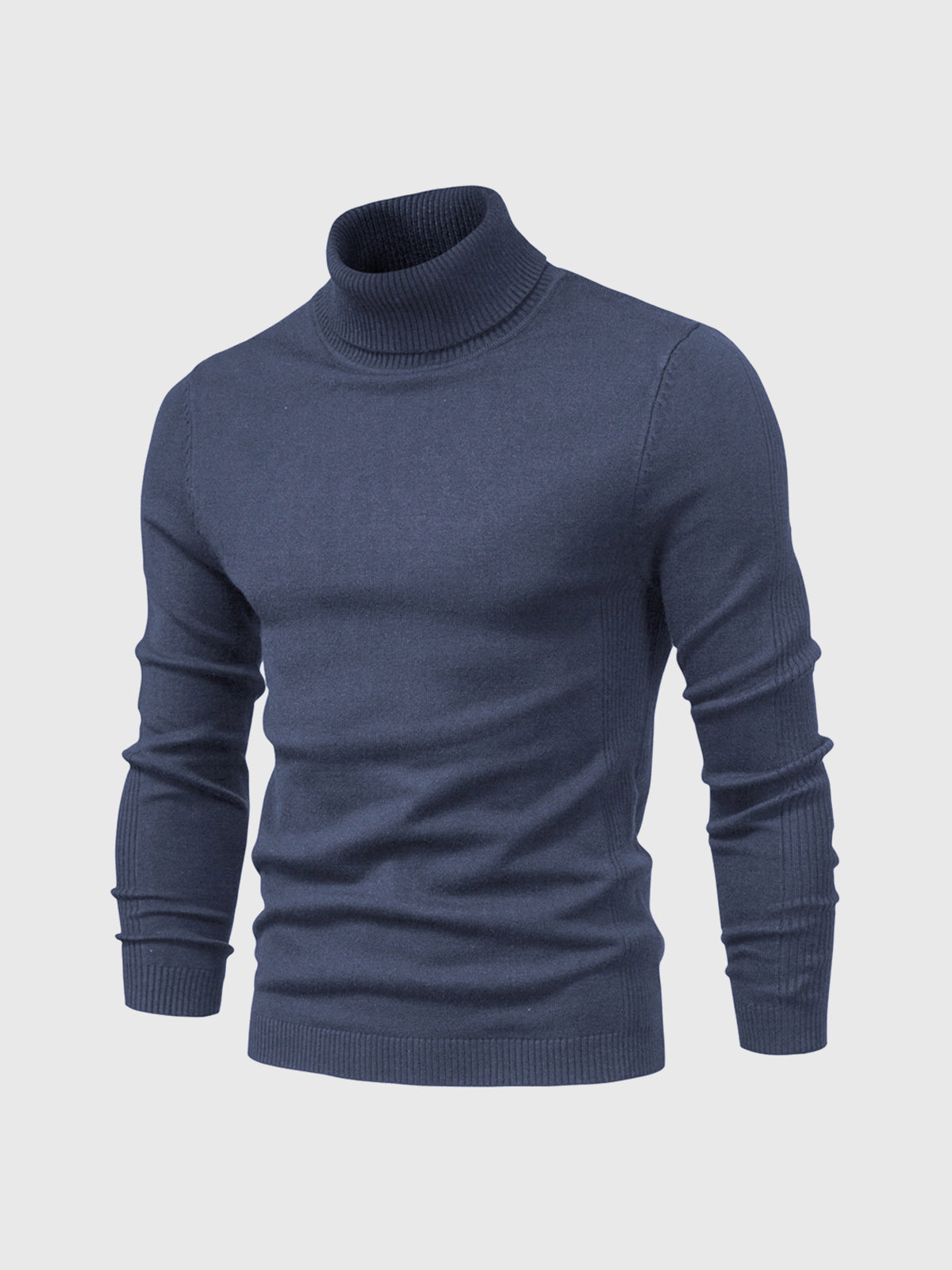 Raymond | Men’s Cotton Turtleneck Jumper – Elegant Solid Colour Sweater