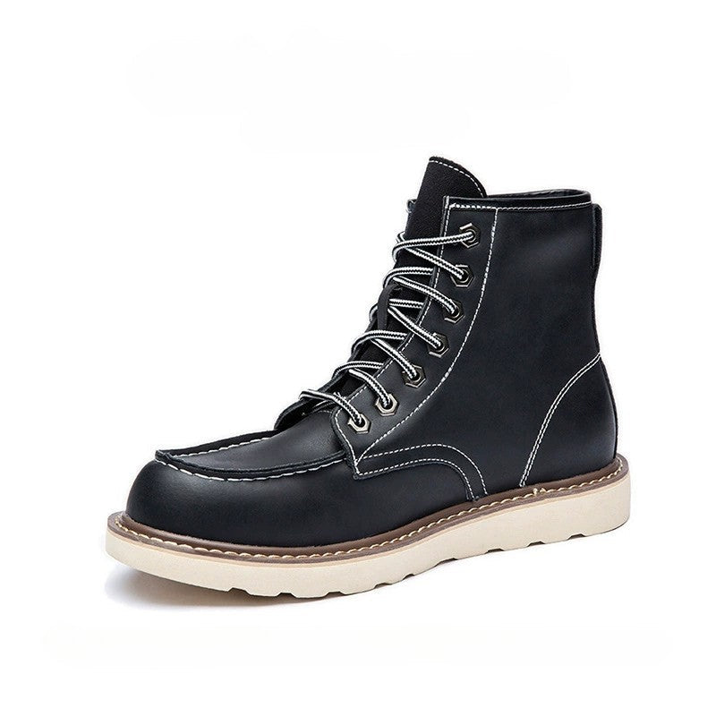 Enzo | Men’s Thick Sole Lace Up Ankle Boots