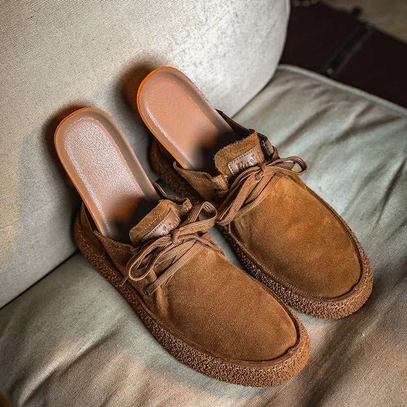 Barnaby | Men's Retro Faux Suede Lace-Up Sneakers – Casual, Comfortable & Anti-Slip