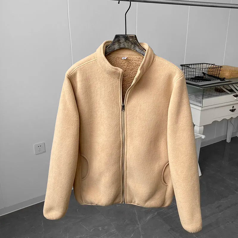 Timo | Men's Fleece-Lined Winter Jacket with Zip – Maximum Warmth & Comfort
