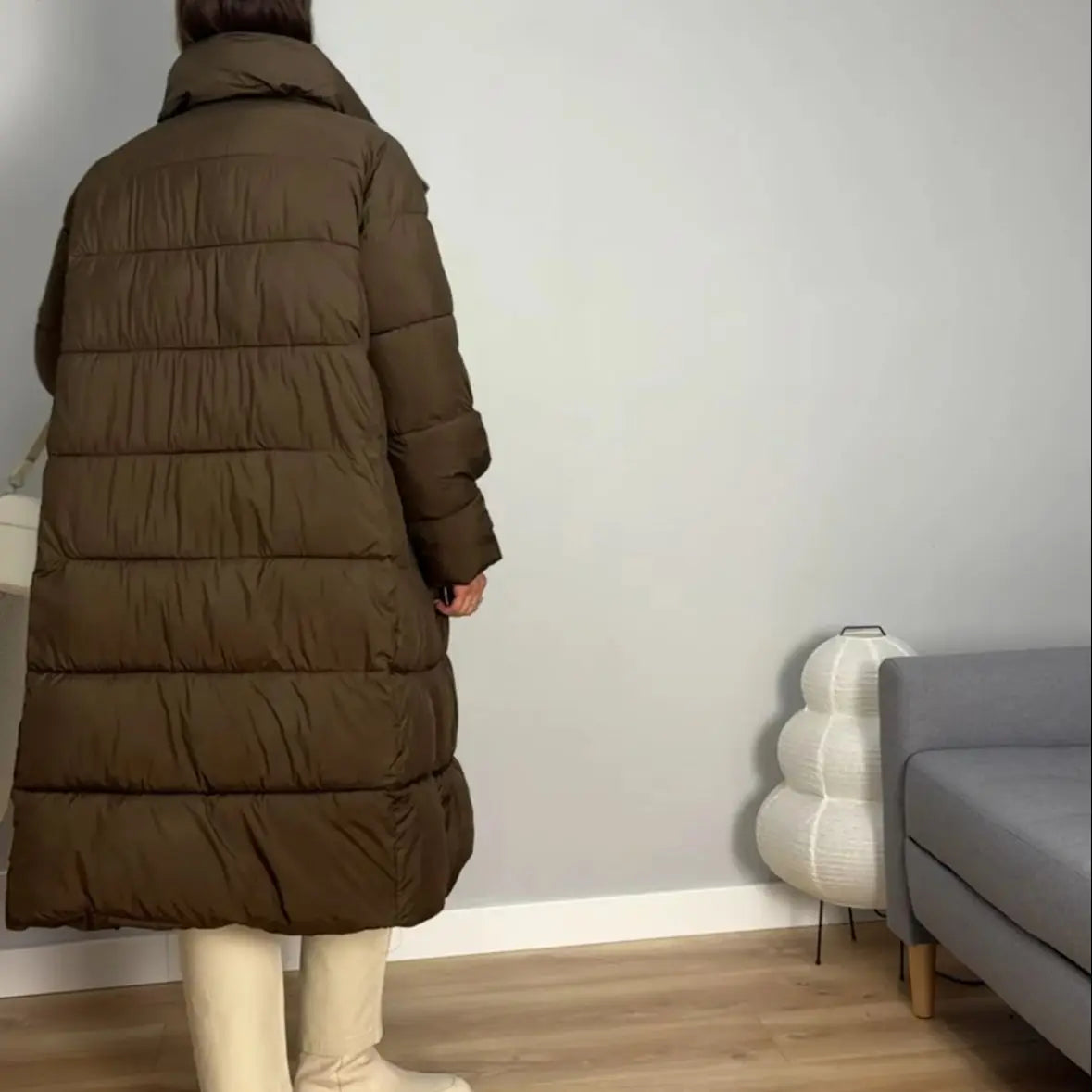 Katharina | Stylish & Warm Coffee-Coloured Winter Coat for Cold Days