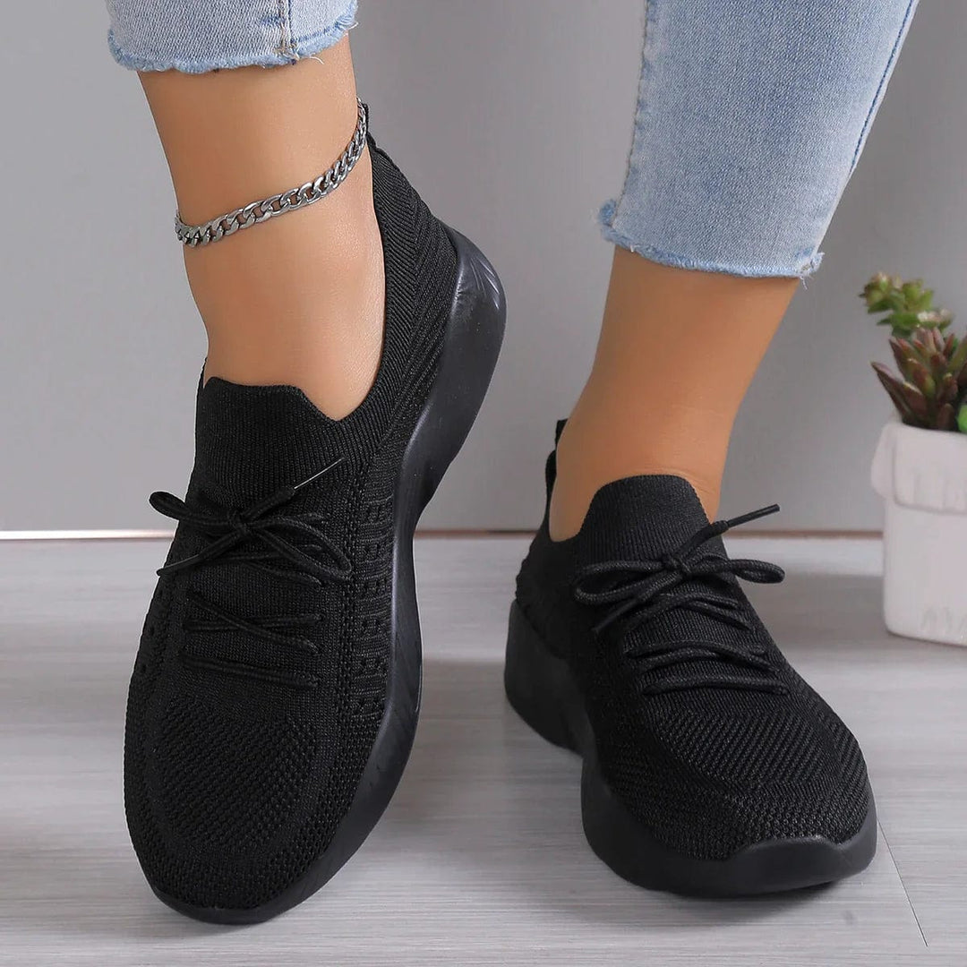 Rowena | Women's Breathable Lace-Up Mesh Sneakers for Comfort and Style