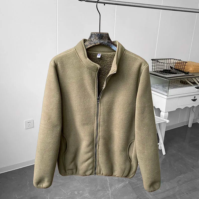 Timo | Men's Fleece-Lined Winter Jacket with Zip – Maximum Warmth & Comfort