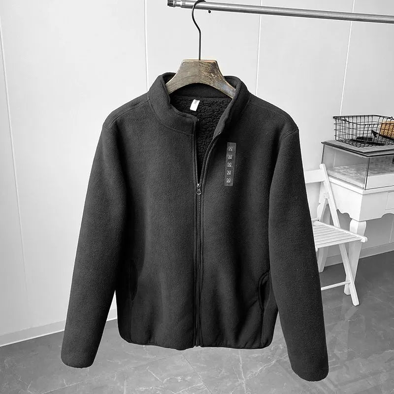 Timo | Men's Fleece-Lined Winter Jacket with Zip – Maximum Warmth & Comfort
