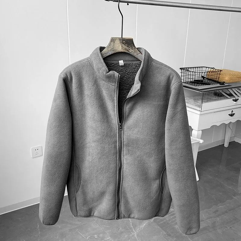 Timo | Men's Fleece-Lined Winter Jacket with Zip – Maximum Warmth & Comfort